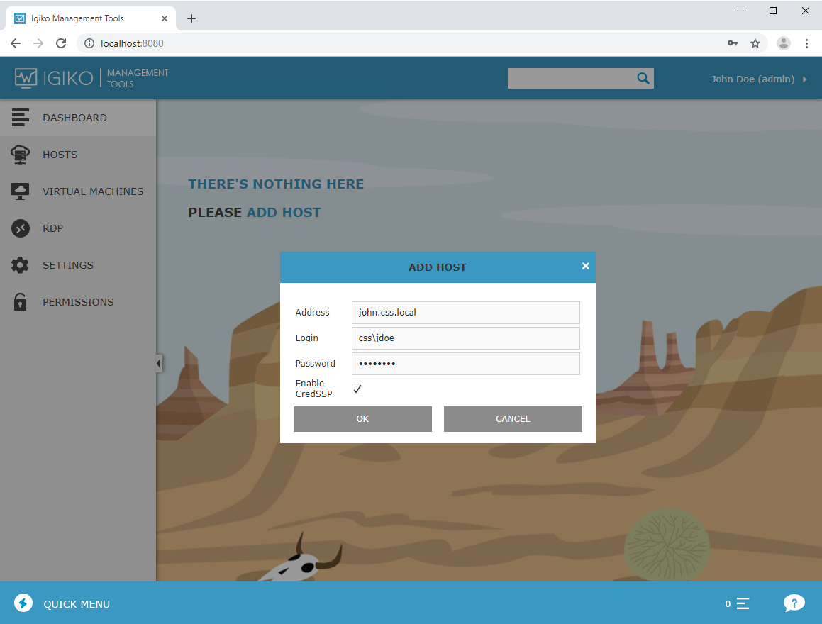 add new host remotely